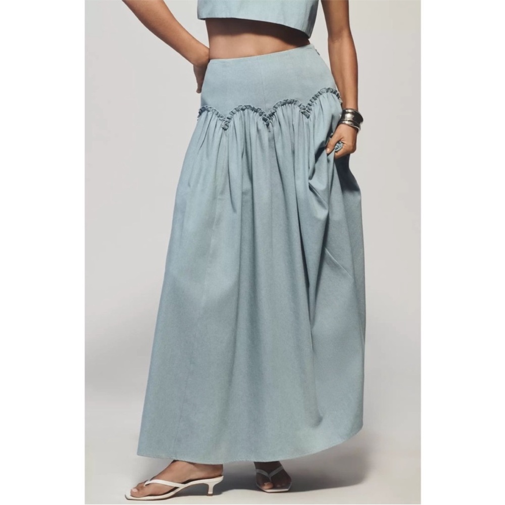 NWT Mare Mare Anthropologie basque waist skirt XS